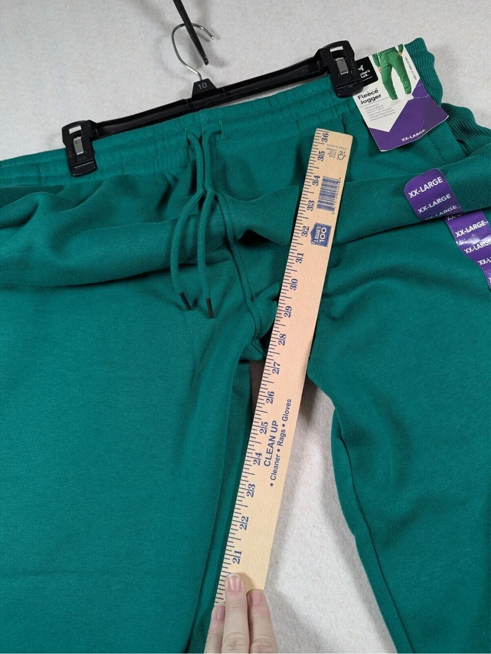 Member's Mark - Men's - Green Classic Fit - Pocket Tech Fleece Pants - Size XXL